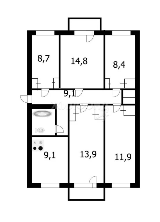 Продажа квартиры, Новосибирск, ул. Серафимовича - Фото 8