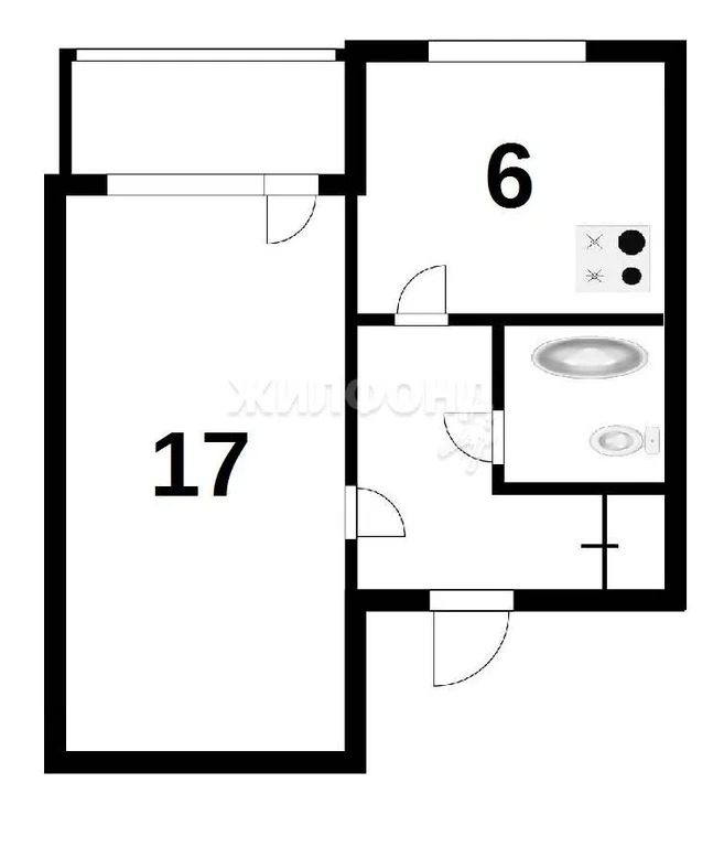 Продажа квартиры, Новосибирск, ул. Ударная - Фото 6
