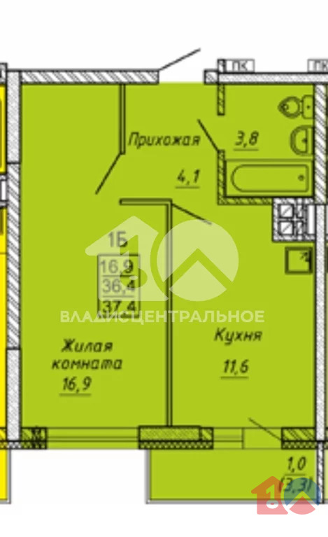 Городской округ Новосибирск, Новосибирск, улица Петухова, д.162, . - Фото 11