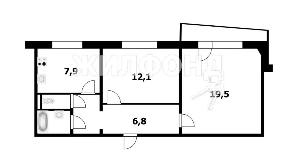 Продажа квартиры, Новосибирск, ул. Выборная - Фото 1