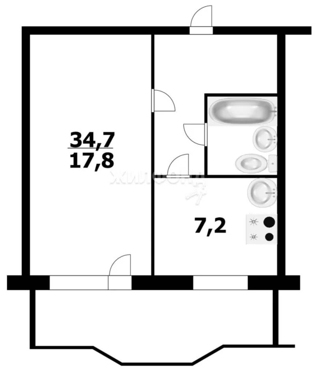 Продажа квартиры, Новосибирск, Краузе - Фото 15