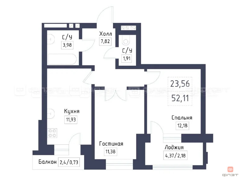 Продажа квартиры, Казань, ул. Урицкого - Фото 4