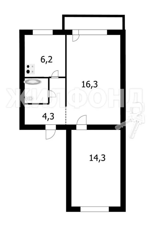 Продажа квартиры, Новосибирск, ул. Кропоткина - Фото 25