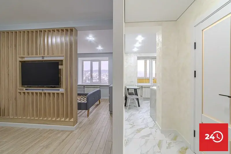 В продаже 1-комн. квартира площадью 35,2 кв.м. с евроремонтом и мебель - Фото 19