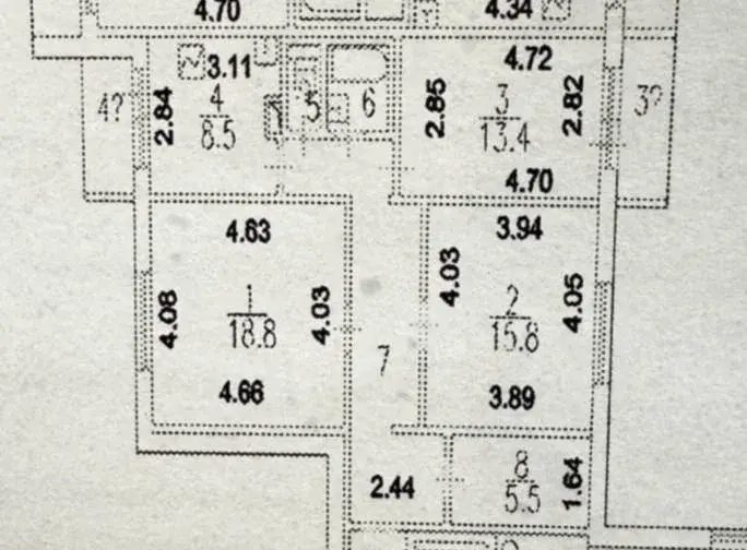 3 комнатная квартира - Фото 14