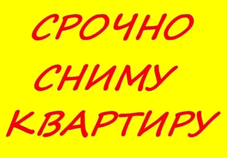 Картинка срочно сниму квартиру