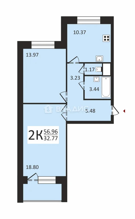 Москва, Пятницкое шоссе, д.12к3, 2-комнатная квартира на продажу - Фото 23