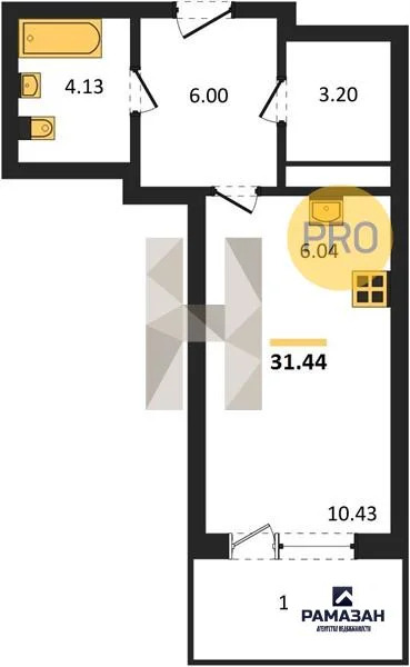 Продажа квартиры в новостройке, Казань, м. Горки, ул. Родины - Фото 1