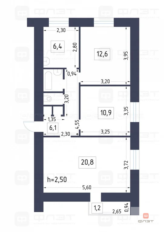 Продажа квартиры, Казань, ул. Амирхана Еники - Фото 12