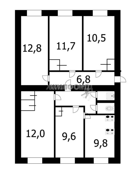 Продажа комнаты, Новосибирск, ул. Писарева - Фото 6