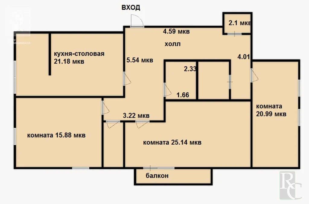 Продажа квартиры, Севастополь, улица Александра Маринеско - Фото 22