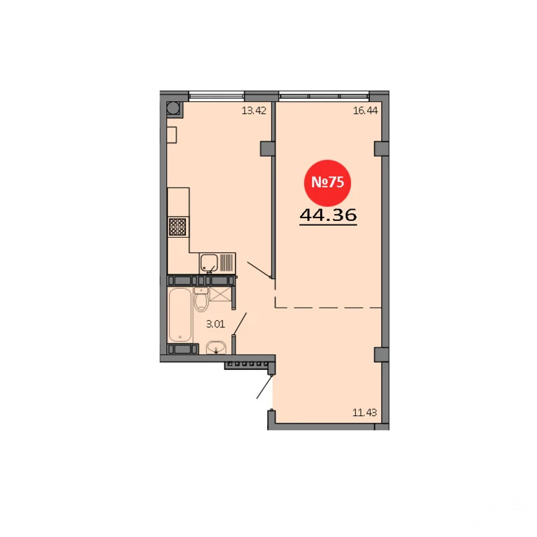 Продажа квартиры в новостройке, Белоглинка, Симферопольский район, ... - Фото 2