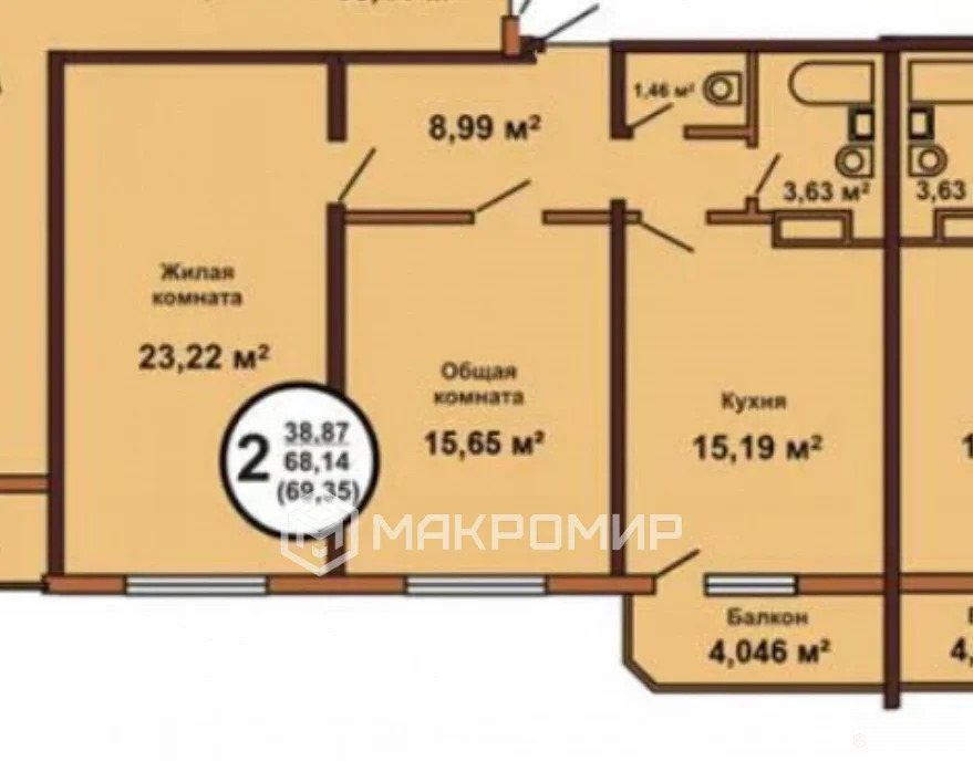 Продажа квартиры, Краснодар, им. Александра Покрышкина ул. - Фото 19