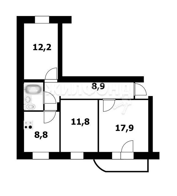 Продажа квартиры, Новосибирск, ул. Красина - Фото 14