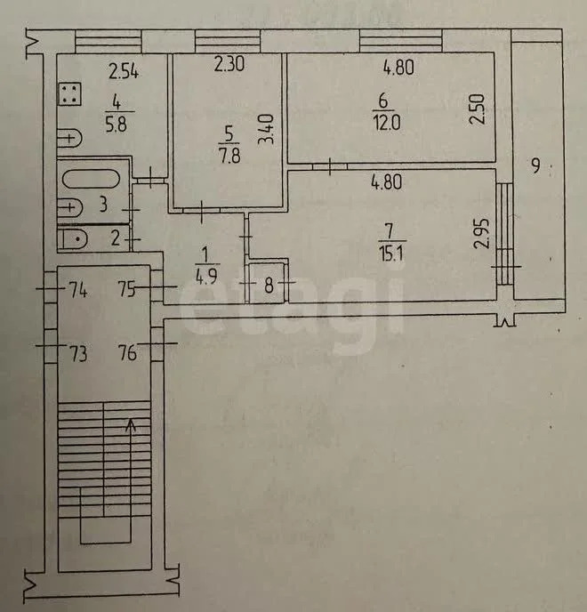 Продажа квартиры, Апрелевка, Наро-Фоминский район, ул. Кирова - Фото 8