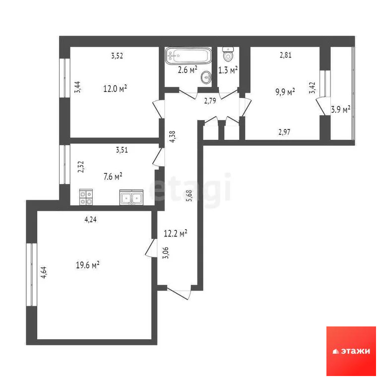 Продажа квартиры, Саки, Набережная улица - Фото 10