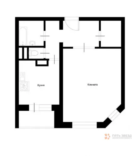 Сдается 1-комнатная квартира Земская, 2 - Фото 19