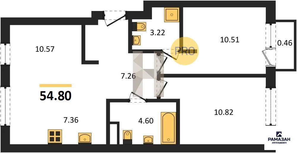 Продажа квартиры в новостройке, Казань, м. Проспект Победы, ул. ... - Фото 1