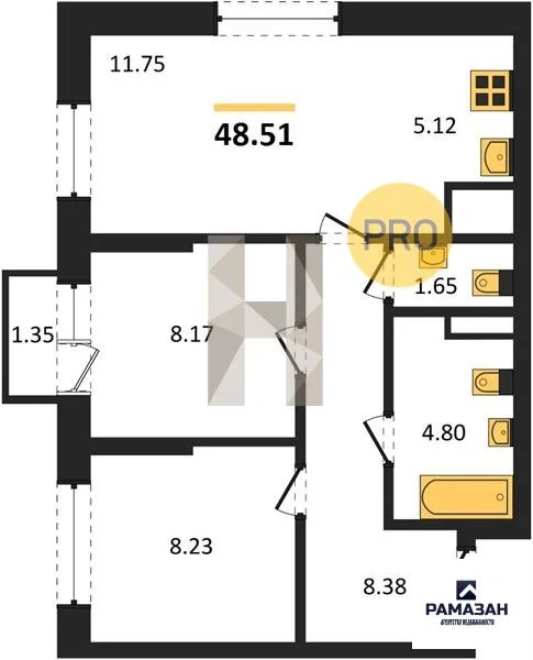 Продажа квартиры в новостройке, Казань, м. Проспект Победы, ул. ... - Фото 1