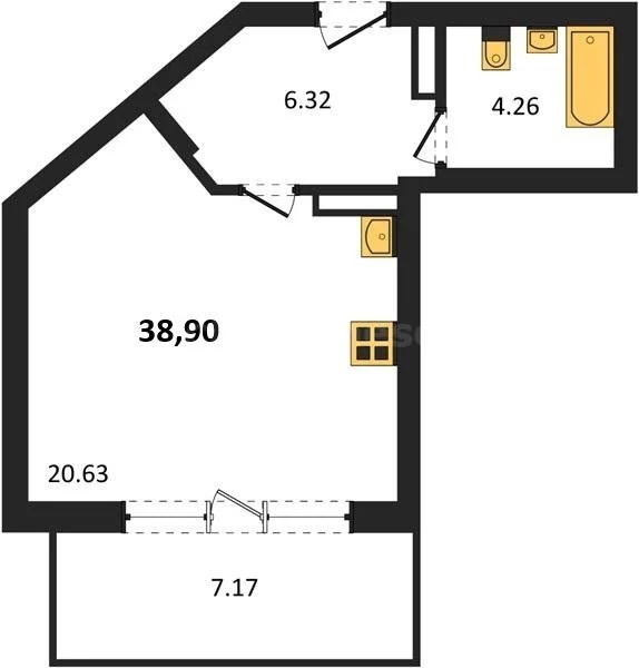 Продажа квартиры в новостройке, Севастополь, ул. Летчиков - Фото 1