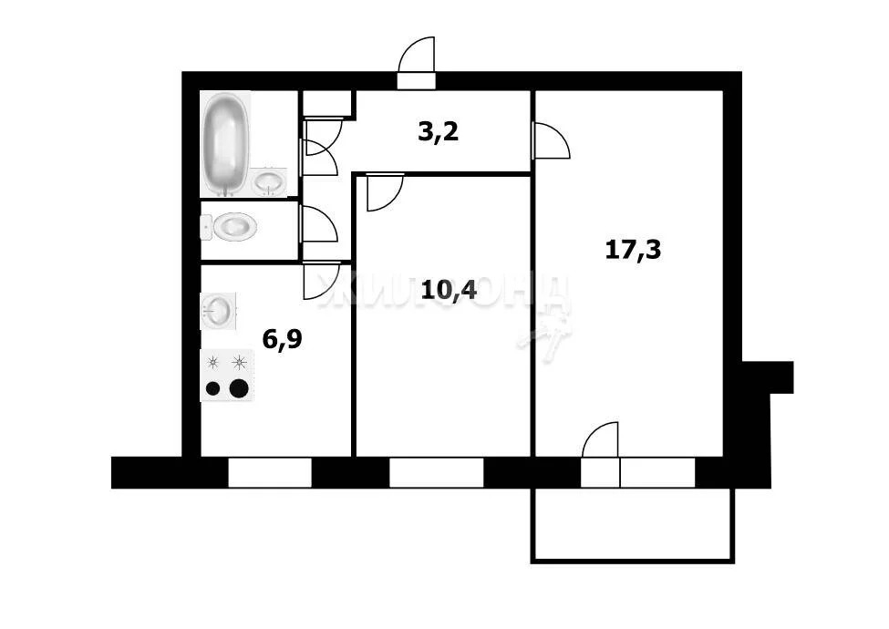 Продажа квартиры, Новосибирск, ул. Жуковского - Фото 15