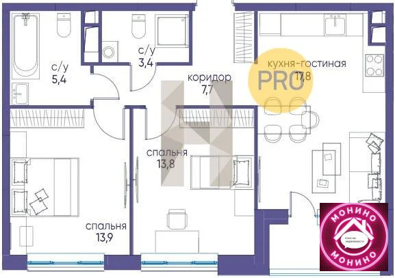 Продажа квартиры в новостройке, м. Терехово, ул. Нижние Мневники - Фото 0