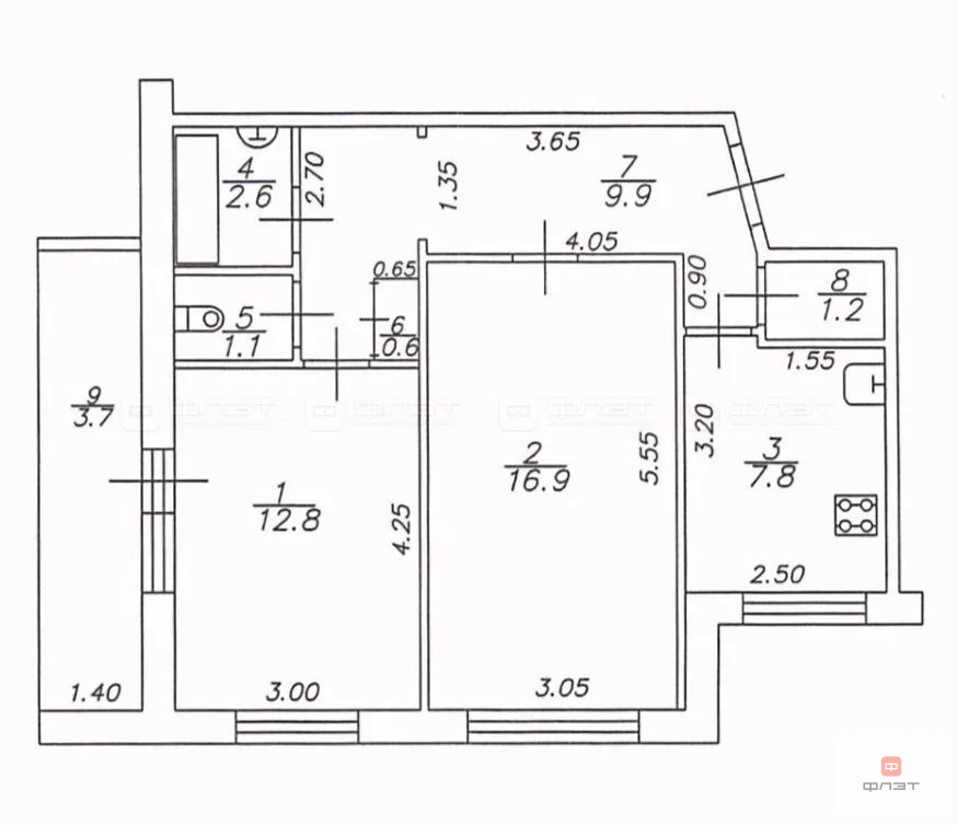 Продажа квартиры, Казань, ул. Маршала Чуйкова - Фото 23