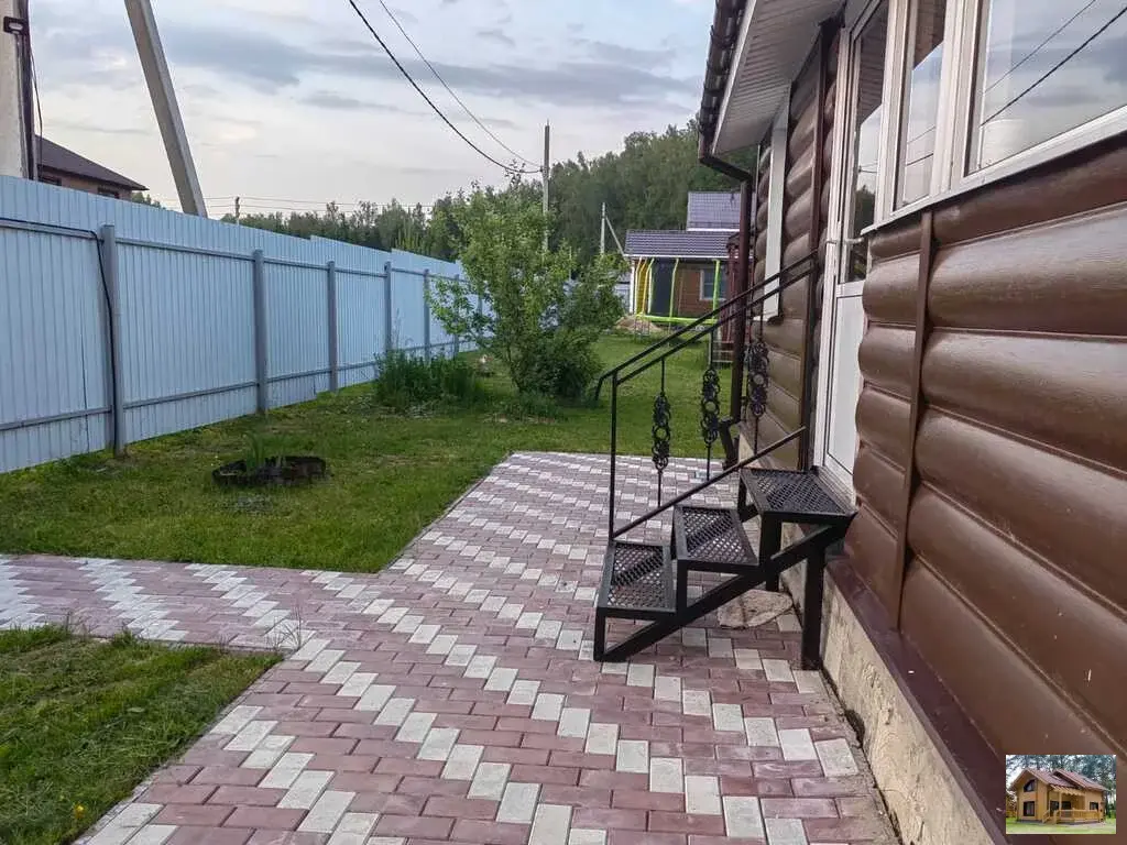 Дом в Тишнево Боровского района газ мебель 27 соток пеноблок - Фото 16