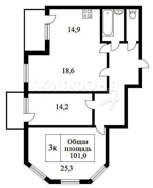 Продажа квартиры, Новосибирск, ул. Бориса Богаткова - Фото 10