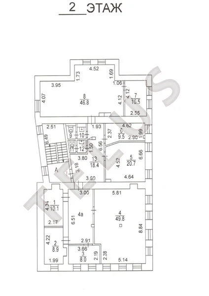 м. Таганская, Пестовский пер., 839 м2, Здание (ном. объекта: 4398) - Фото 14