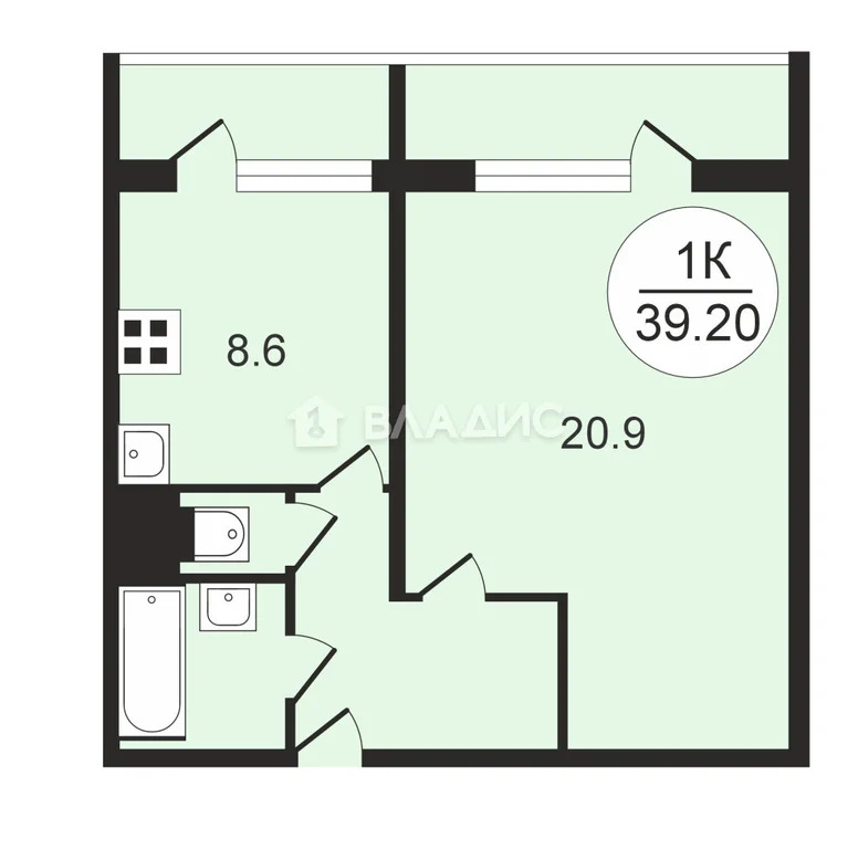 Москва, улица Лескова, д.23, 1-комнатная квартира на продажу - Фото 1