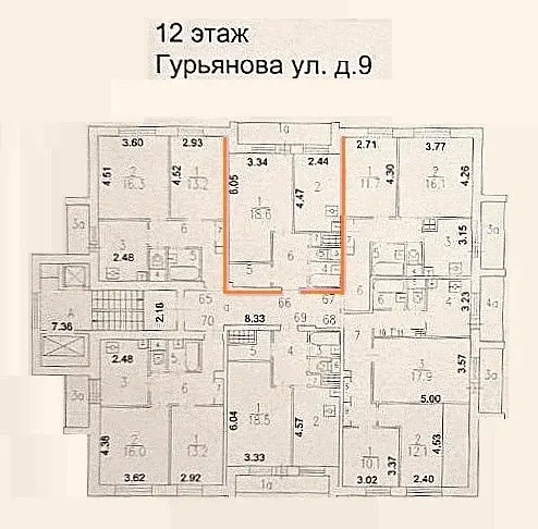 1-ка, Москва, Гурьянова, 9 - Фото 34