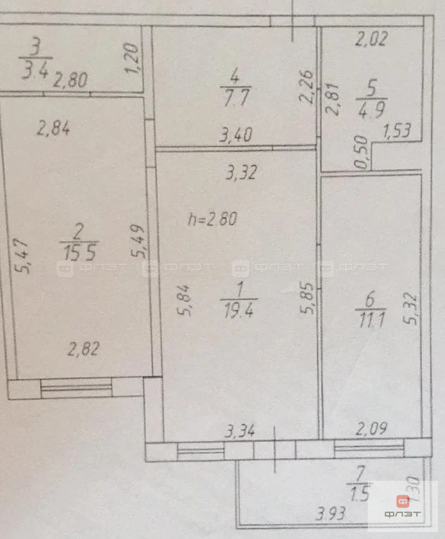 Продажа квартиры, Казань, ул. Сибгата Хакима - Фото 4