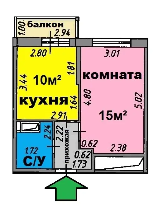 аренда 1к. квартиры: собственник не в спб / дети + / животные + - Фото 7