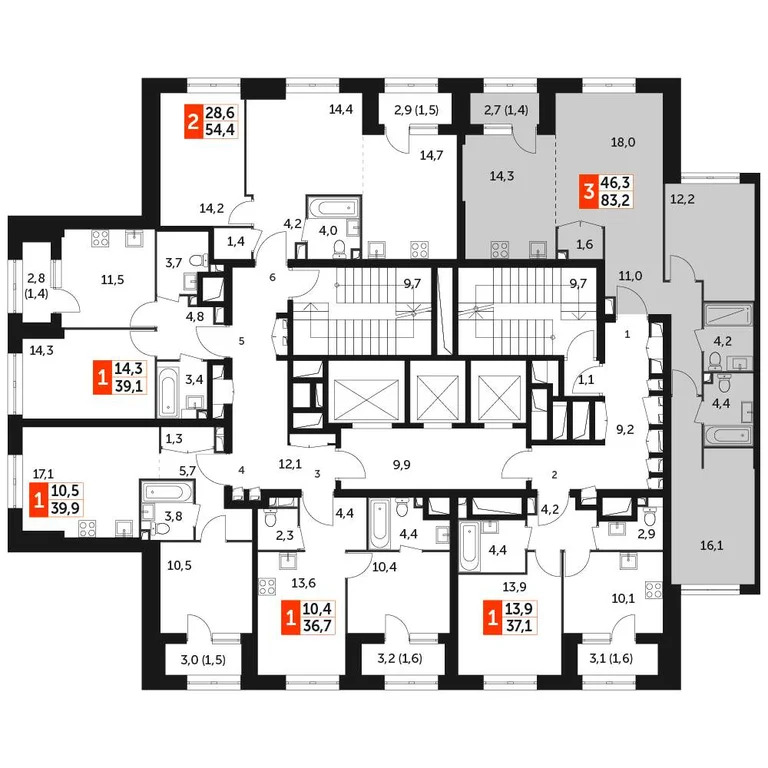 Продам 3-комн. квартиру 83.2 кв.м. - Фото 4