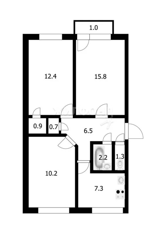 Продажа квартиры, Новосибирск, ул. Выборная - Фото 15