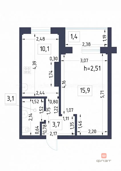 Продажа квартиры, Казань, ул. Мало-Московская - Фото 14