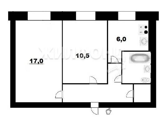 Продажа квартиры, Новосибирск, ул. Молодости - Фото 10