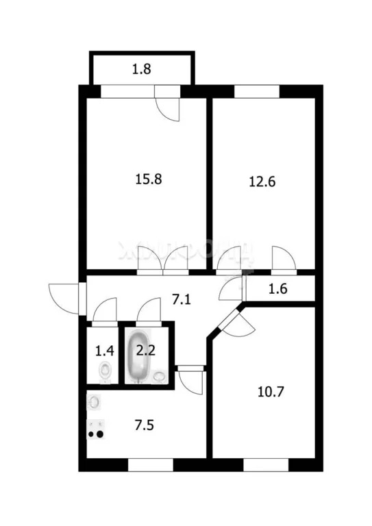 Продажа квартиры, Бердск, ул. Лелюха - Фото 27