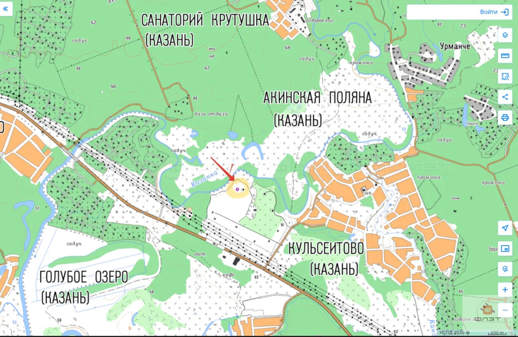 Продажа участка, Дачное, Высокогорский район, ул. Речная - Фото 1
