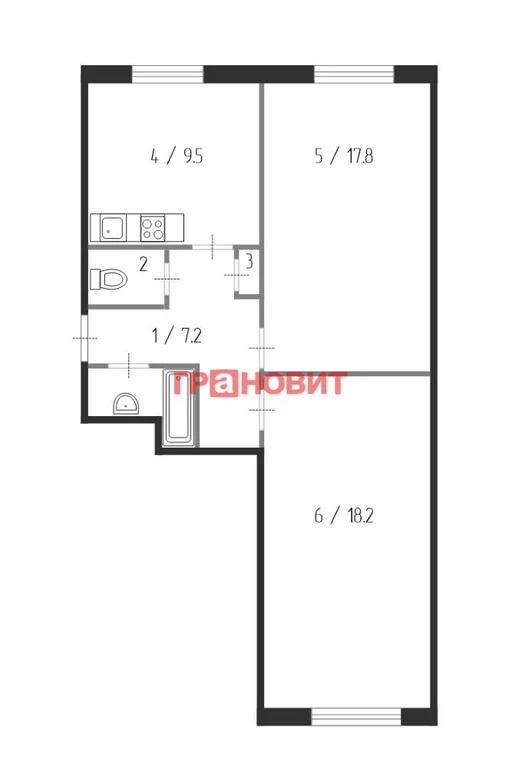 Продажа квартиры, Новосибирск, ул. Крашенинникова - Фото 14