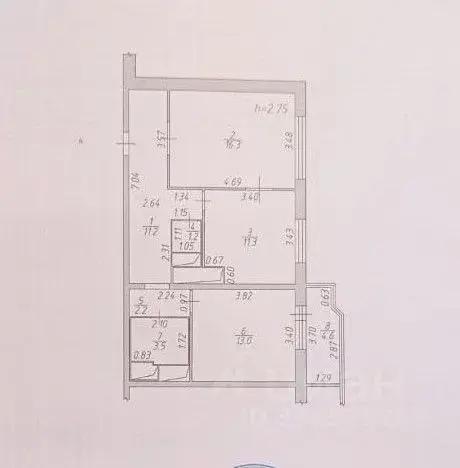 Продаю двухкомнатную квартиру 58.7м ул. Летная, 5/5, Балашиха, ... - Фото 1