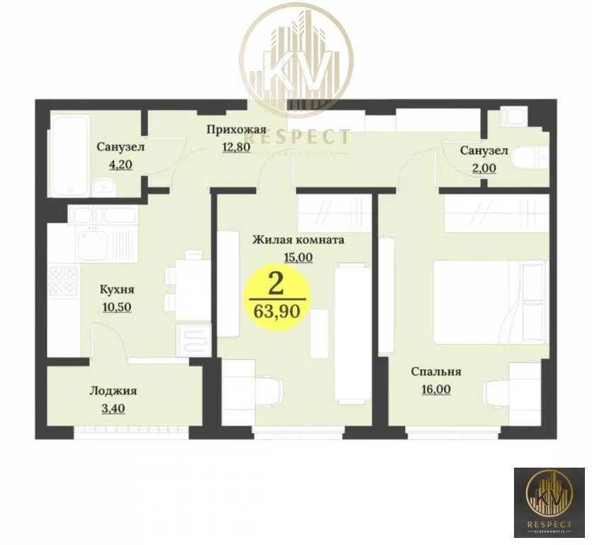 Продажа квартиры, Невинномысск, Мира б-р. - Фото 1