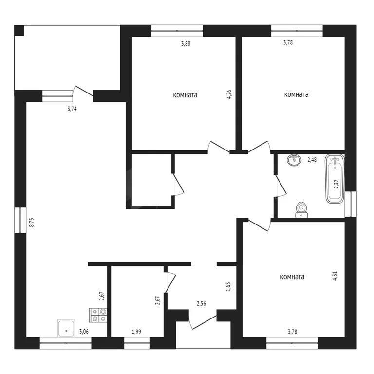 Продажа дома, Московский, Тюменский район, Тюменский р-н - Фото 29