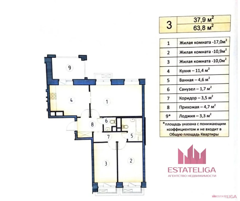 Продажа квартиры, Видное, Ленинский район, бульвар Мстислава ... - Фото 18