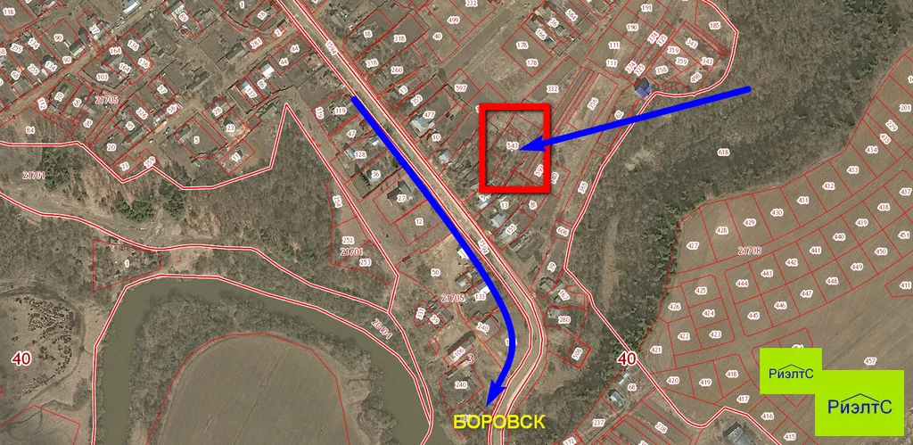 Кадастровая карта калужской области боровский район