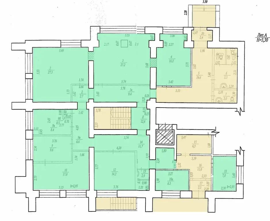 Уфа, готовый офис 284 кв.м, ул. Блюхера, 8А - Фото 6