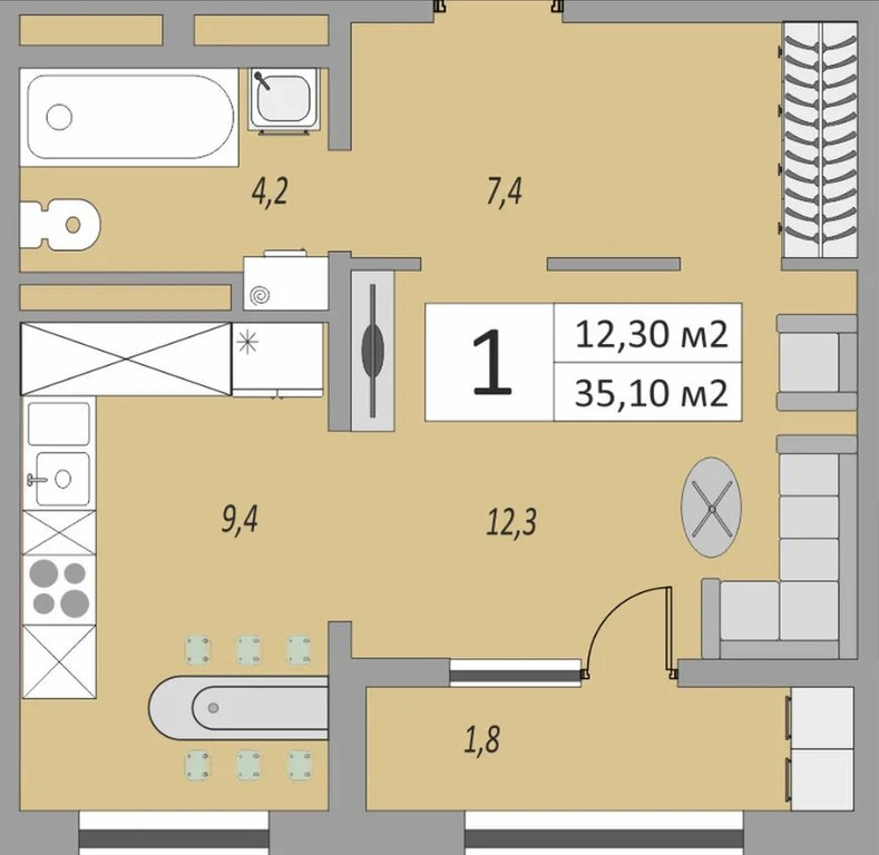 Продажа квартиры, Оренбург, ул. Юркина - Фото 11
