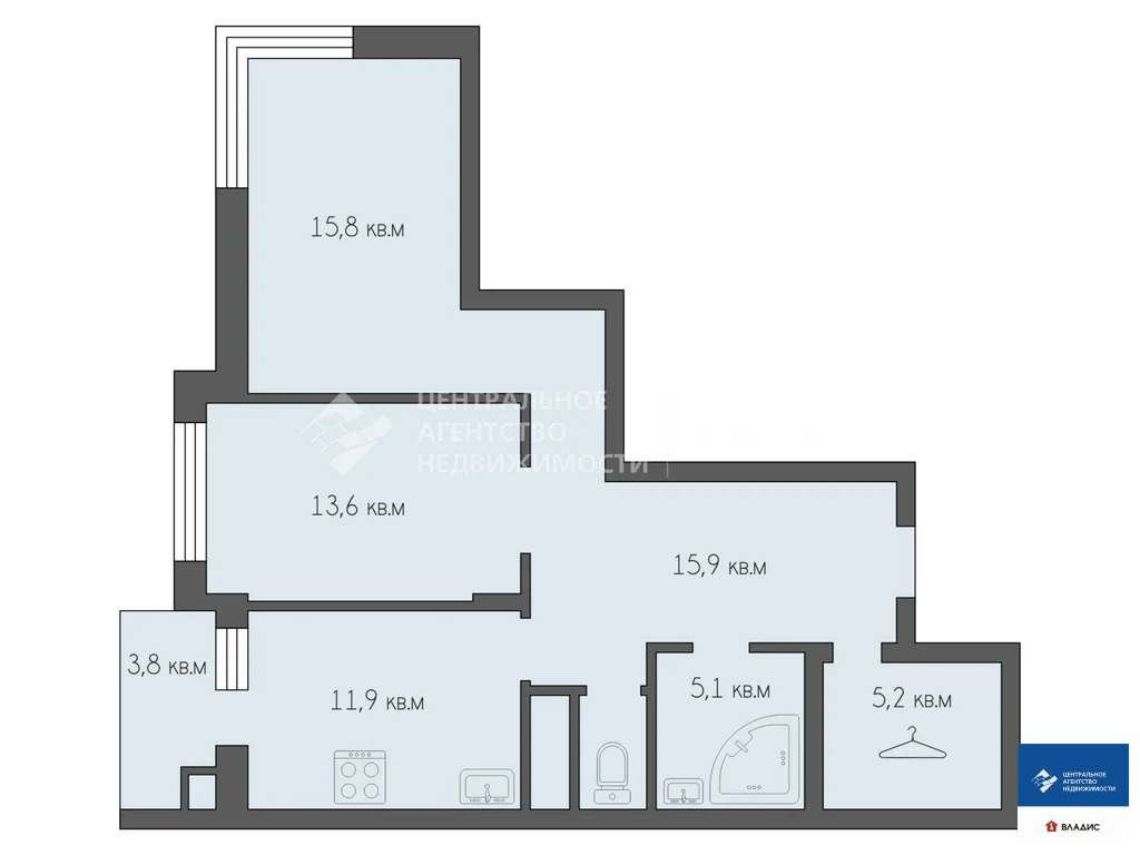 Продажа квартиры, Рязань, Васильевская улица - Фото 18