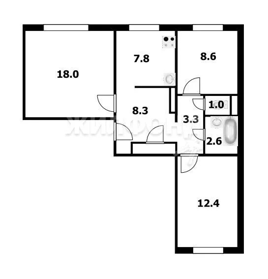 Продажа квартиры, Новосибирск, ул. Есенина - Фото 15